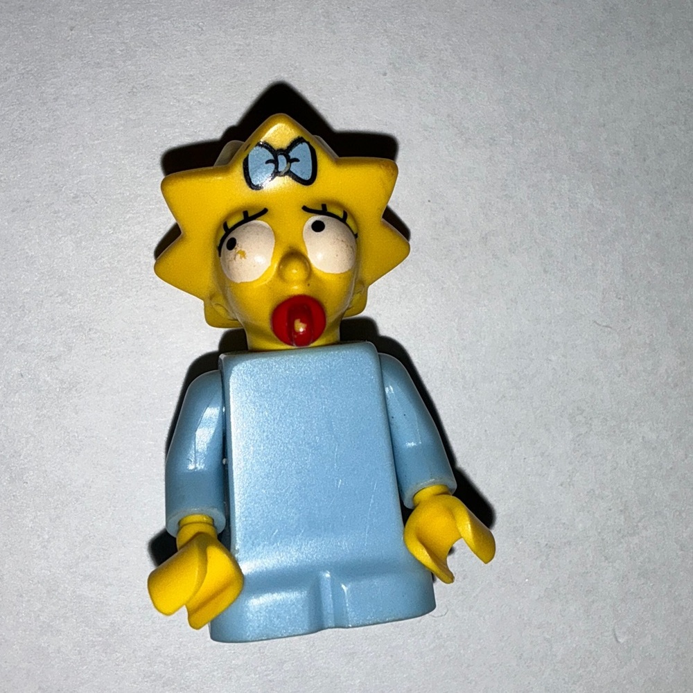 Lego Maggie Simpson Collectible Minifigure Simpsons Series 1 old used